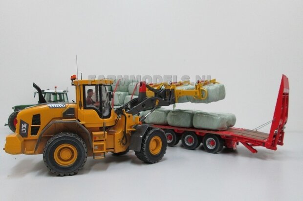 BOUWKIT: MEIJER balenklem Jumbo CKM 3 BOUWKIT voor o.a. snelwissel koppeling 510005 t/m 510095 &amp; Volvo VAB-STD van AT &amp; Claas Torion/ Liebherr L 556 van Wiking modellen 1:32 (HTD)