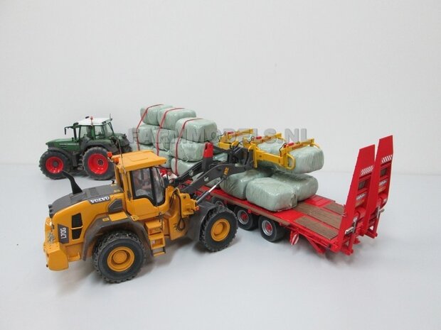 BOUWKIT: MEIJER balenklem Jumbo CKM 3 BOUWKIT voor o.a. snelwissel koppeling 510005 t/m 510095 &amp; Volvo VAB-STD van AT &amp; Claas Torion/ Liebherr L 556 van Wiking modellen 1:32 (HTD)