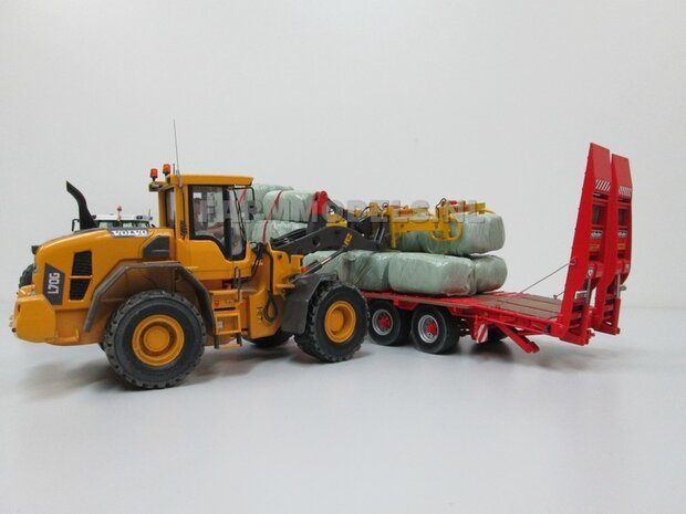 BOUWKIT: MEIJER balenklem Jumbo CKM 3 BOUWKIT voor o.a. snelwissel koppeling 510005 t/m 510095 &amp; Volvo VAB-STD van AT &amp; Claas Torion/ Liebherr L 556 van Wiking modellen 1:32 (HTD)