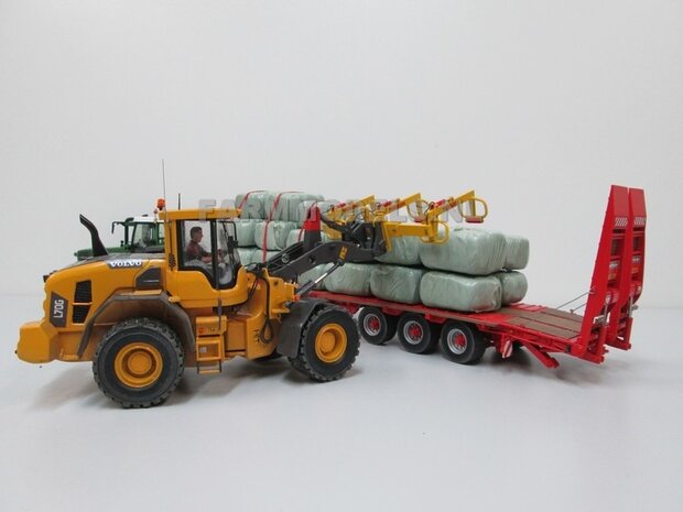 BOUWKIT: MEIJER balenklem Jumbo CKM 3 BOUWKIT voor o.a. snelwissel koppeling 510005 t/m 510095 &amp; Volvo VAB-STD van AT &amp; Claas Torion/ Liebherr L 556 van Wiking modellen 1:32 (HTD)