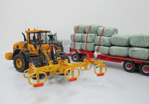 BOUWKIT: MEIJER balenklem Jumbo CKM 3 BOUWKIT voor o.a. snelwissel koppeling 510005 t/m 510095 &amp; Volvo VAB-STD van AT &amp; Claas Torion/ Liebherr L 556 van Wiking modellen 1:32 (HTD)