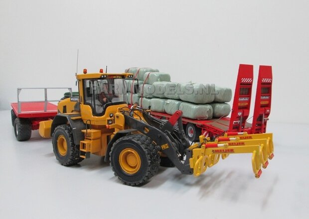 BOUWKIT: MEIJER balenklem Jumbo CKM 3 BOUWKIT voor o.a. snelwissel koppeling 510005 t/m 510095 &amp; Volvo VAB-STD van AT &amp; Claas Torion/ Liebherr L 556 van Wiking modellen 1:32 (HTD)