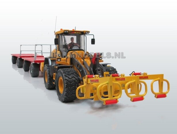 BOUWKIT: MEIJER balenklem Jumbo CKM 3 BOUWKIT voor o.a. snelwissel koppeling 510005 t/m 510095 &amp; Volvo VAB-STD van AT &amp; Claas Torion/ Liebherr L 556 van Wiking modellen 1:32 (HTD)