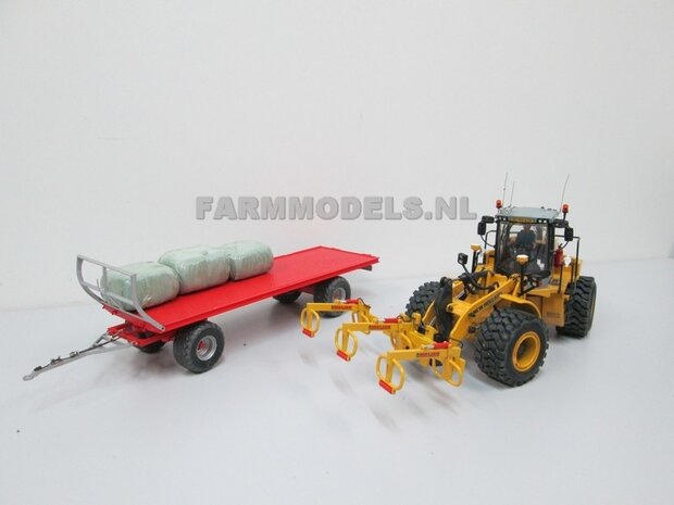 BOUWKIT: MEIJER balenklem Jumbo CKM 3 BOUWKIT voor o.a. snelwissel koppeling 510005 t/m 510095 &amp; Volvo VAB-STD van AT &amp; Claas Torion/ Liebherr L 556 van Wiking modellen 1:32 (HTD)