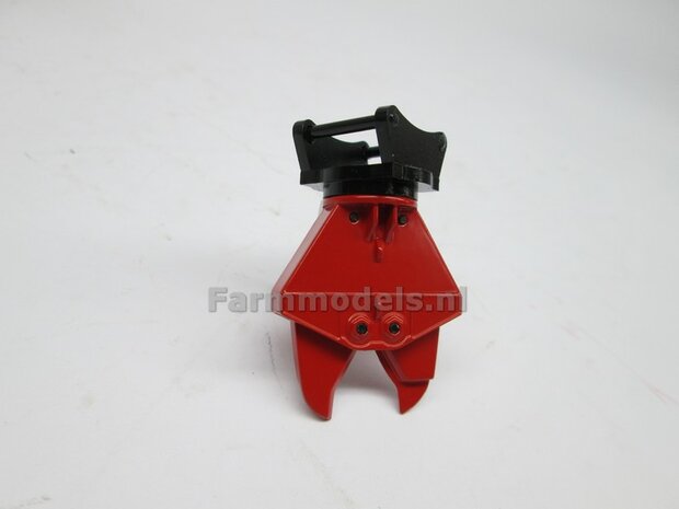 Betonschaar/ Crusher ROOD OSHUMI FE500 standaard model, zelf aan te passen naar de gewenste koppeling  1:32 