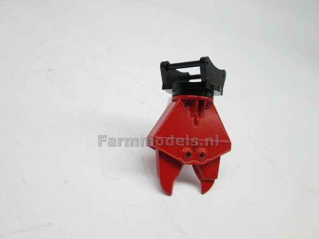 Betonschaar/ Crusher ROOD OSHUMI FE500 standaard model, zelf aan te passen naar de gewenste koppeling  1:32 