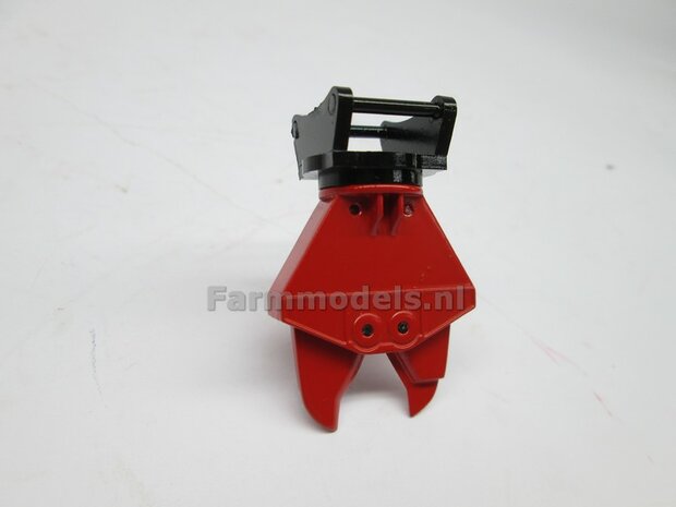 Betonschaar/ Crusher ROOD OSHUMI FE500 standaard model, zelf aan te passen naar de gewenste koppeling  1:32 