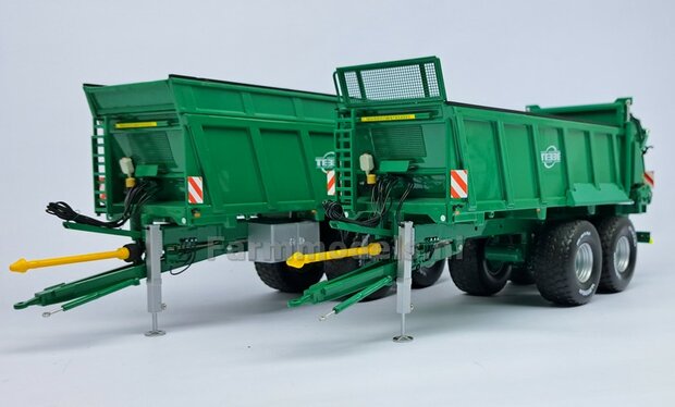 MEGASALE: 2x TEBBE HS 240 VERSTUURD ZONDER GARANTIE: 2x TEBBE Tandemasser mestverspreider, geleverd inclusief div. losse assecoires 1:32   NB2B  