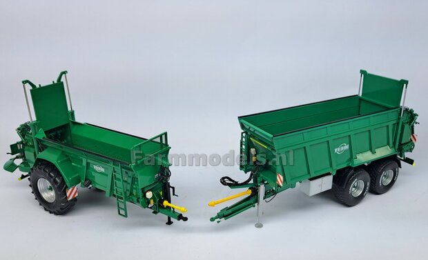 MEGASALE: 2x TEBBE HS 240 VERSTUURD ZONDER GARANTIE: 2x TEBBE Tandemasser mestverspreider, geleverd inclusief div. losse assecoires 1:32   NB2B  