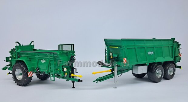 MEGASALE: 2x TEBBE HS 240 VERSTUURD ZONDER GARANTIE: 2x TEBBE Tandemasser mestverspreider, geleverd inclusief div. losse assecoires 1:32   NB2B  