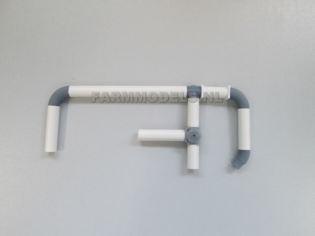 5x  &Oslash; 5 mm (6&quot; DUIMS)  45 graden Bocht t.b.v. buis1:32   
