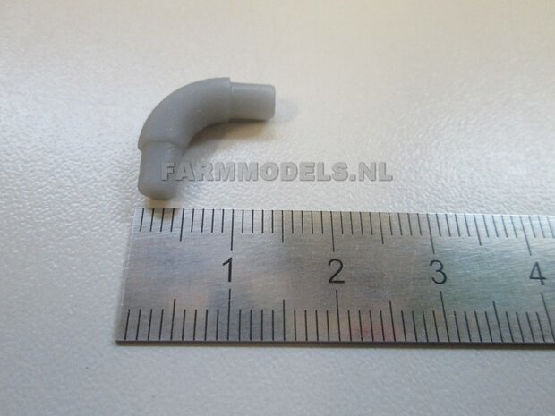5x  &Oslash; 5 mm (6&quot; DUIMS)  90 graden Bocht t.b.v. buis  1:32   