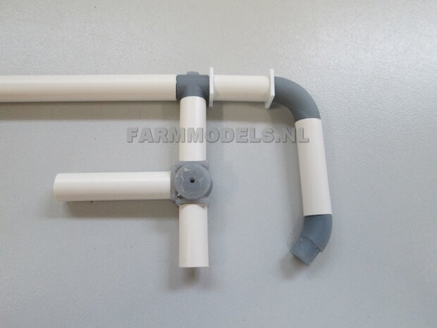 5x  &Oslash; 5 mm (6&quot; DUIMS)  90 graden Bocht t.b.v. buis  1:32   
