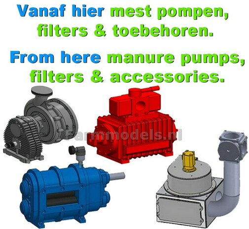 Vanaf hier diverse mest pompen, mestfilters &amp; toebehoren  1:32