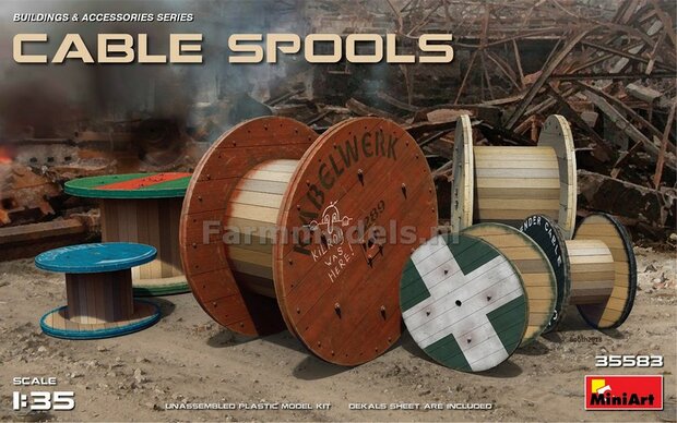 Kabelspoelen BOUWKIT Miniart 35583