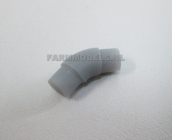 2x &Oslash; 7 mm (8&quot; DUIMS) 45 graden Bocht t.b.v. buis 1:32