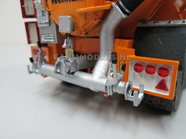 5x &Oslash; 7 mm (8&quot; DUIMS) 45 graden Bocht t.b.v. buis 1:32