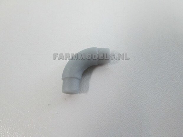 5x &Oslash; 7 mm (8&quot; DUIMS)  90 graden Bocht t.b.v. buis &Oslash; 7 mm 1:32  