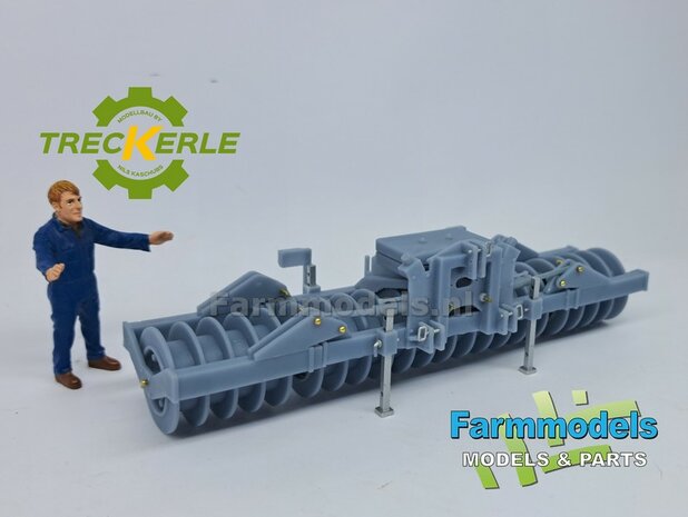 BOUWKIT:  HOLARAS STEGO 485 Kuilverdichter. Materiaal RESIN BLANK Geleverd, incl. Pr&eacute;-cut Decals, hydrauliekleidingen &amp; koppelingen + verlichting  + pennen 1:32  Treckerle
