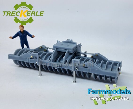 BOUWKIT:  HOLARAS STEGO 485 Kuilverdichter. Materiaal RESIN BLANK Geleverd, incl. Pr&eacute;-cut Decals, hydrauliekleidingen &amp; koppelingen + verlichting  + pennen 1:32  Treckerle