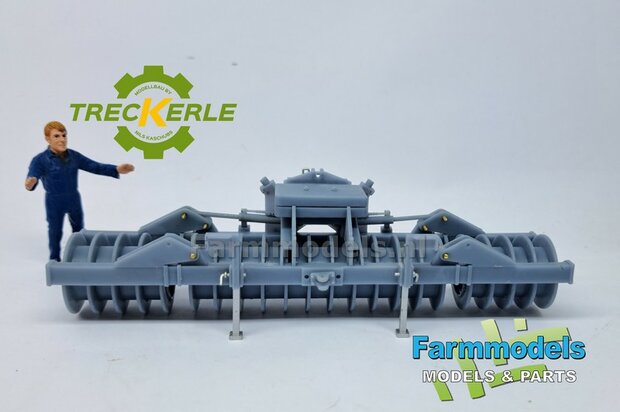 BOUWKIT:  HOLARAS STEGO 485 Kuilverdichter. Materiaal RESIN BLANK Geleverd, incl. Pr&eacute;-cut Decals, hydrauliekleidingen &amp; koppelingen + verlichting  + pennen 1:32  Treckerle
