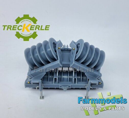 BOUWKIT:  HOLARAS STEGO 485 Kuilverdichter. Materiaal RESIN BLANK Geleverd, incl. Pr&eacute;-cut Decals, hydrauliekleidingen &amp; koppelingen + verlichting  + pennen 1:32  Treckerle