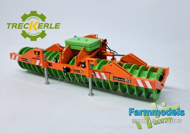 BOUWKIT:  HOLARAS STEGO 485 Kuilverdichter. Mat.: Resin OP KLEUR Gespoten geleverd, incl. Pr&eacute;-cut Decals, hydrauliekleidingen &amp; koppelingen + verlichting  + pennen 1:32  Treckerle
