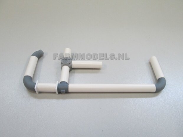2x &Oslash; 7 mm (8&quot; DUIMS) T-stuk t.b.v. buis 1:32  