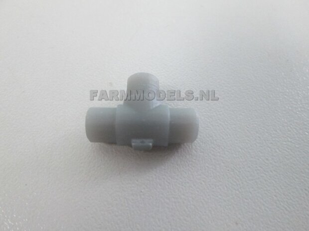 5x &Oslash; 7 mm (8&quot; DUIMS) T-stuk t.b.v. buis 1:32  