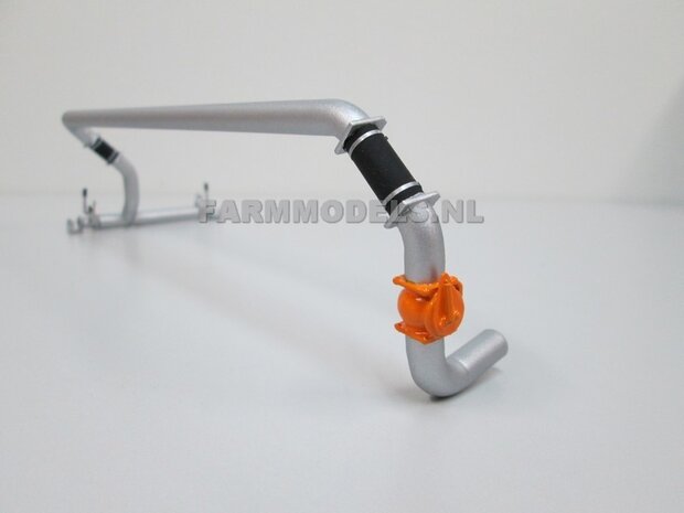 2x &Oslash; 7 mm (8&quot; DUIMS) Kogelkopkraan set t.b.v. buis &Oslash; 7 mm 1:32