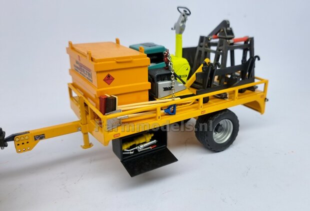 TUINSLANG SET:  1x Mondstuk, 2x Koppelstuk slang, 1x verlengstuk, 2x aansluiting kraan/ hogedrukspuit. Past aan tuinslang &Oslash; 0.5 mm ORANJE-ZWART Gespoten geleverd 1:32