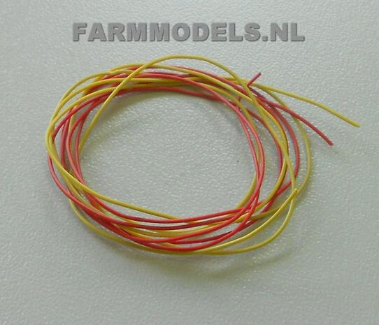&Oslash; 0.5mm x 500 cm: LUCHTLEIDINGEN GEEL  1:32