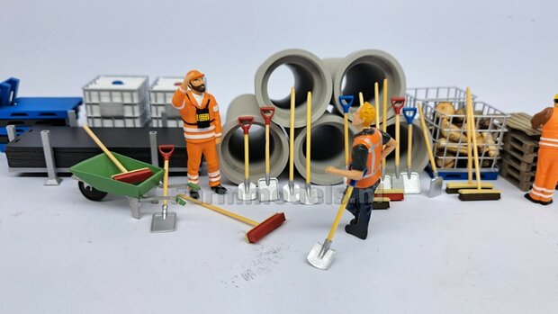 BOUWKIT: STEEN KRUIWAGEN Materiaal RESIN BLANK geleverd 1:32