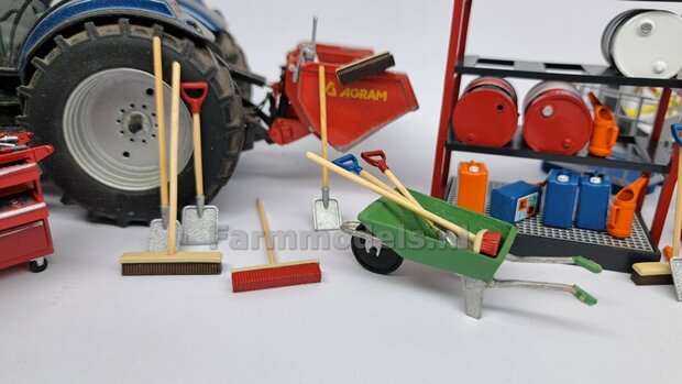 BOUWKIT: STEEN KRUIWAGEN Materiaal RESIN BLANK geleverd 1:32