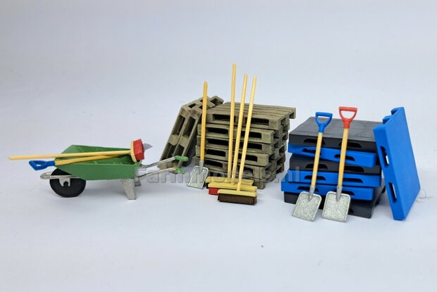 BOUWKIT: STEEN KRUIWAGEN Materiaal RESIN BLANK geleverd 1:32