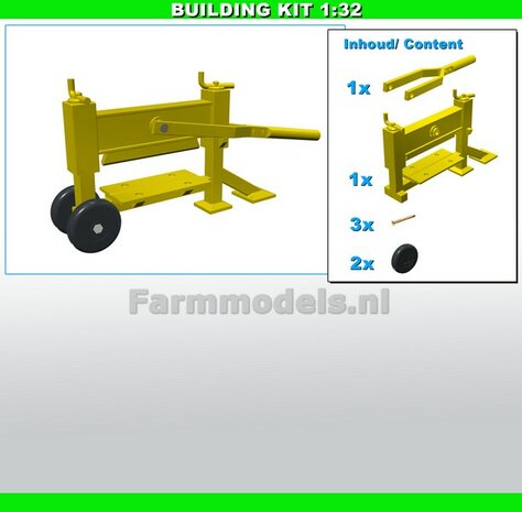 BOUWKIT: STENENKNIPPER Materiaal Resin GEEL Gespoten geleverd 1:32