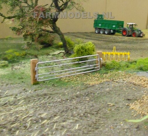 2x Spoorbielzen t.b.v. montage poort 1:32 