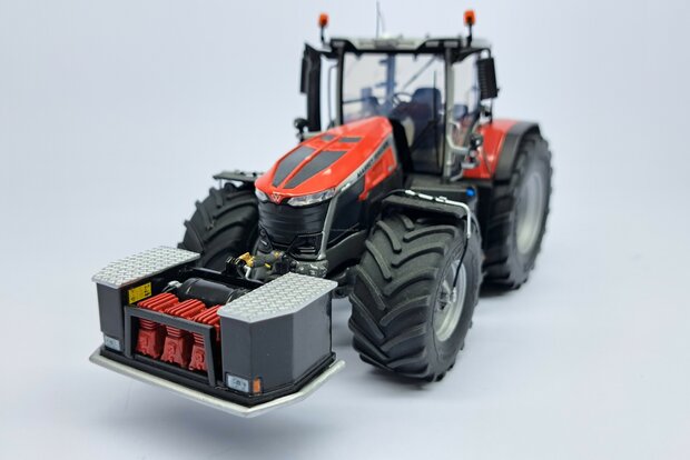 4x Scharnieren tbv Frontbumper, ong. 3,3 x 3,8mm
