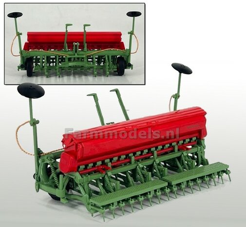 Nodet Gougis GC 3- Meterse gras-/ Tarwe-/ Graan/ Groenbemester zaaimachine 1:32 Replicagri REP292   