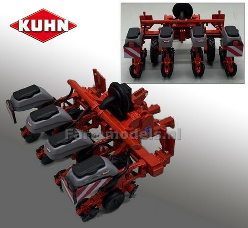 KUHN Kosma TM GRIJS/ GREY 4 rijige maiszaaimachine Lim. Ed. Replicagri 1:32 REP290