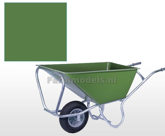 GROEN MATT KRUIWAGEN GROEN MATT Spuitbus / Spraypaint - Farmmodels series = Industrie lak, 400ml. ook voor schaal 1:1 zeer geschikt!!