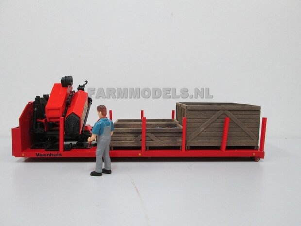 BOUWKIT: Jan Veenhuis platte bak t.b.v. 3 asser haakarm Carrier 1:32 