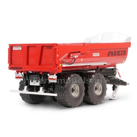 RED VERSION Joskin Trans-KTP 22/50 LIM. ED. 1000st. Tandem-as kipper 1:32 UH6804  