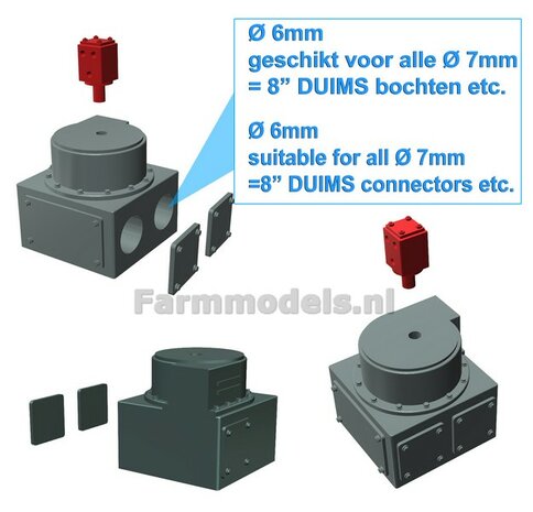 Snijfilter + hydroliek pomp t.b.v. Verdringerpomp 1:32
