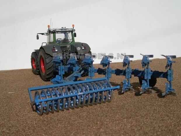 335. Fendt ploegen met Lemken 7 schaar met vorenpakker