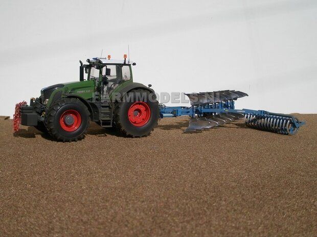 335. Fendt ploegen met Lemken 7 schaar met vorenpakker