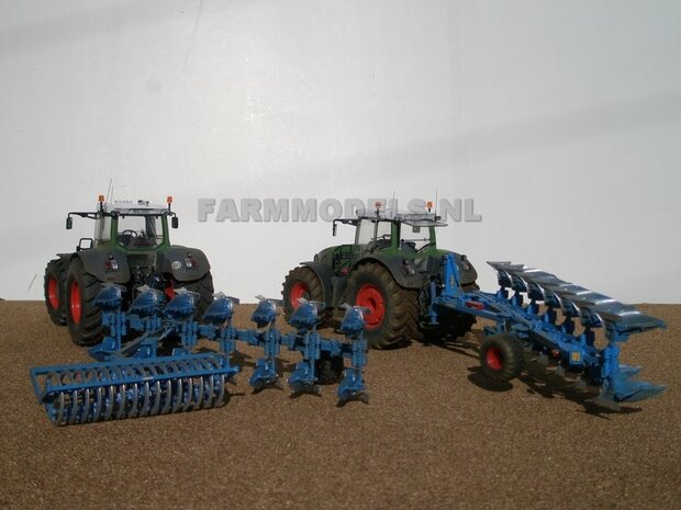 335. Fendt ploegen met Lemken 7 schaar met vorenpakker