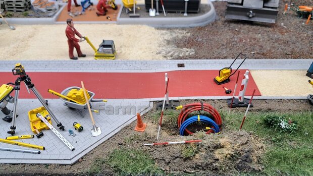 Voorbeeld foto&#039;s mini diorama Stratemakers en grondverzet