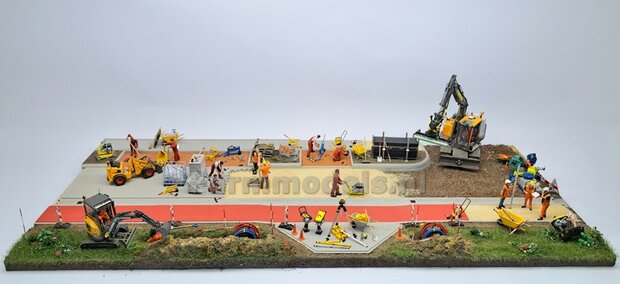 Voorbeeld foto&#039;s mini diorama Stratemakers en grondverzet