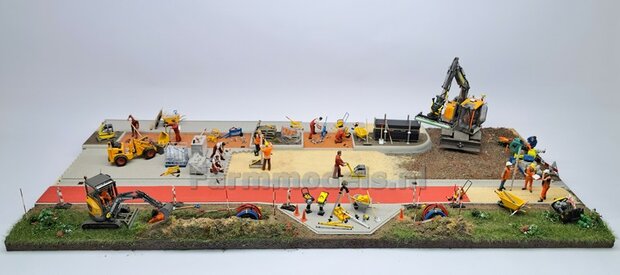 Voorbeeld foto&#039;s mini diorama Stratemakers en grondverzet